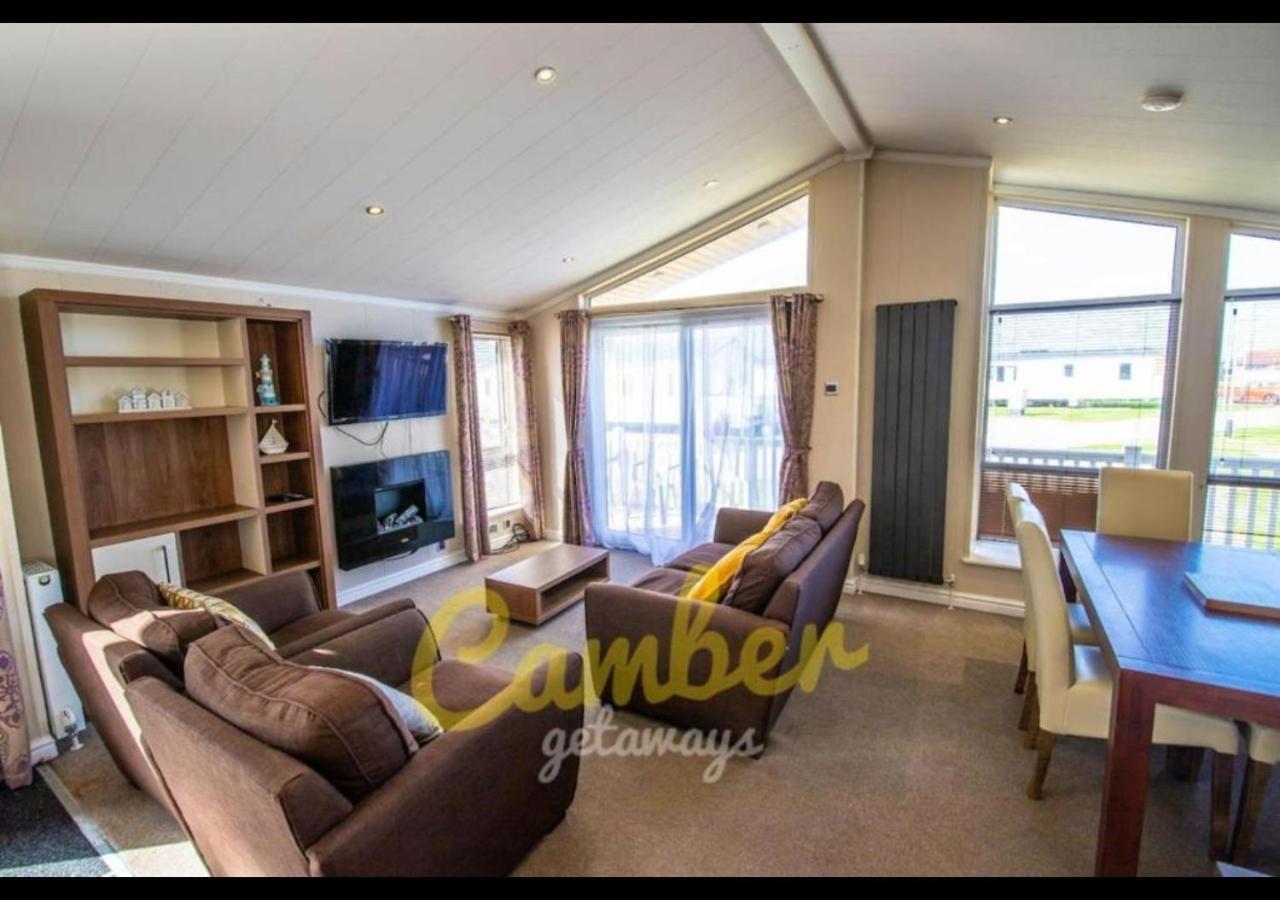 Mp768 - Camber Sands Holiday Park - Huge Lodge - Small Dog Friendly - Sleeps 8 Eksteriør billede